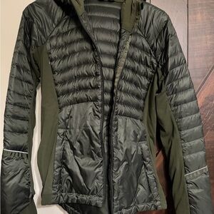 Lululemon Athletica Dark Green Puffer Jacket